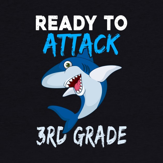 Shark Kids Ready To Attack 3rd Grade Boys Back To School by kateeleone97023